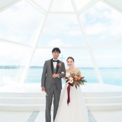 アートグレイス オーシャンフロントガーデンチャペル 沖縄で挙げたtan_brideさんの結婚披露宴・挙式カバー写真3枚目