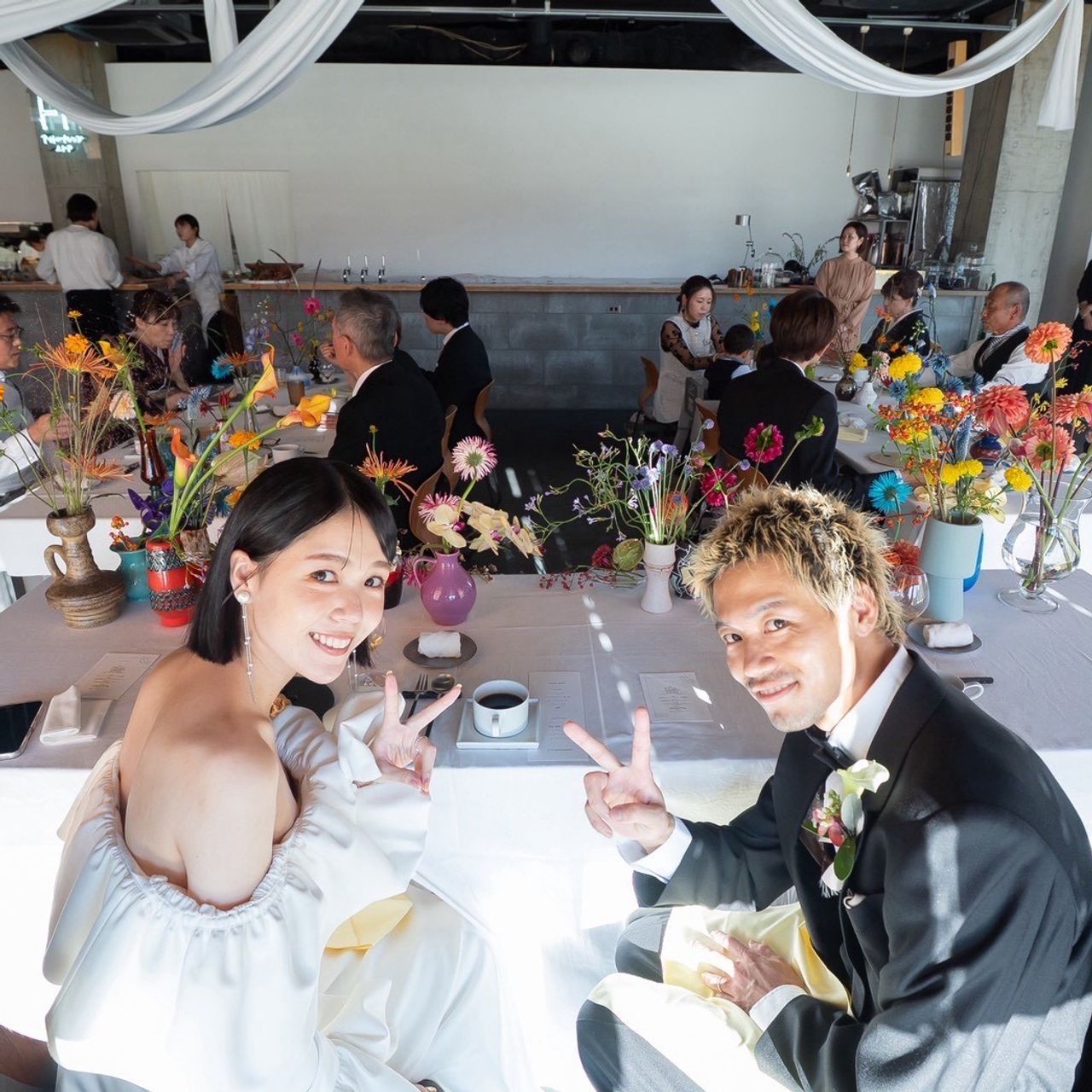 披露宴パーティのカバー写真