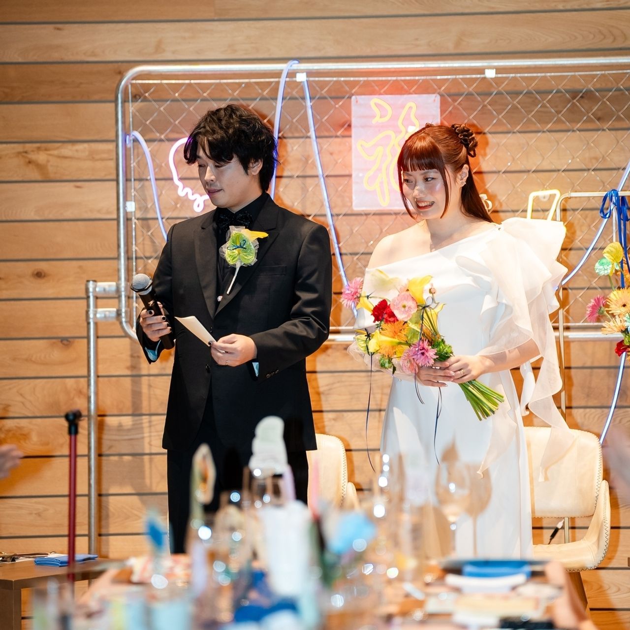 披露宴パーティのカバー写真