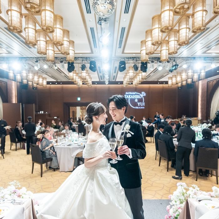 東京會舘で挙げた𝓨𝓾𝓲 ♡*:.。.さんの結婚披露宴・挙式カバー写真0枚目