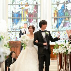 青山セントグレース大聖堂で挙げたmizuhoさんの結婚披露宴・挙式カバー写真1枚目