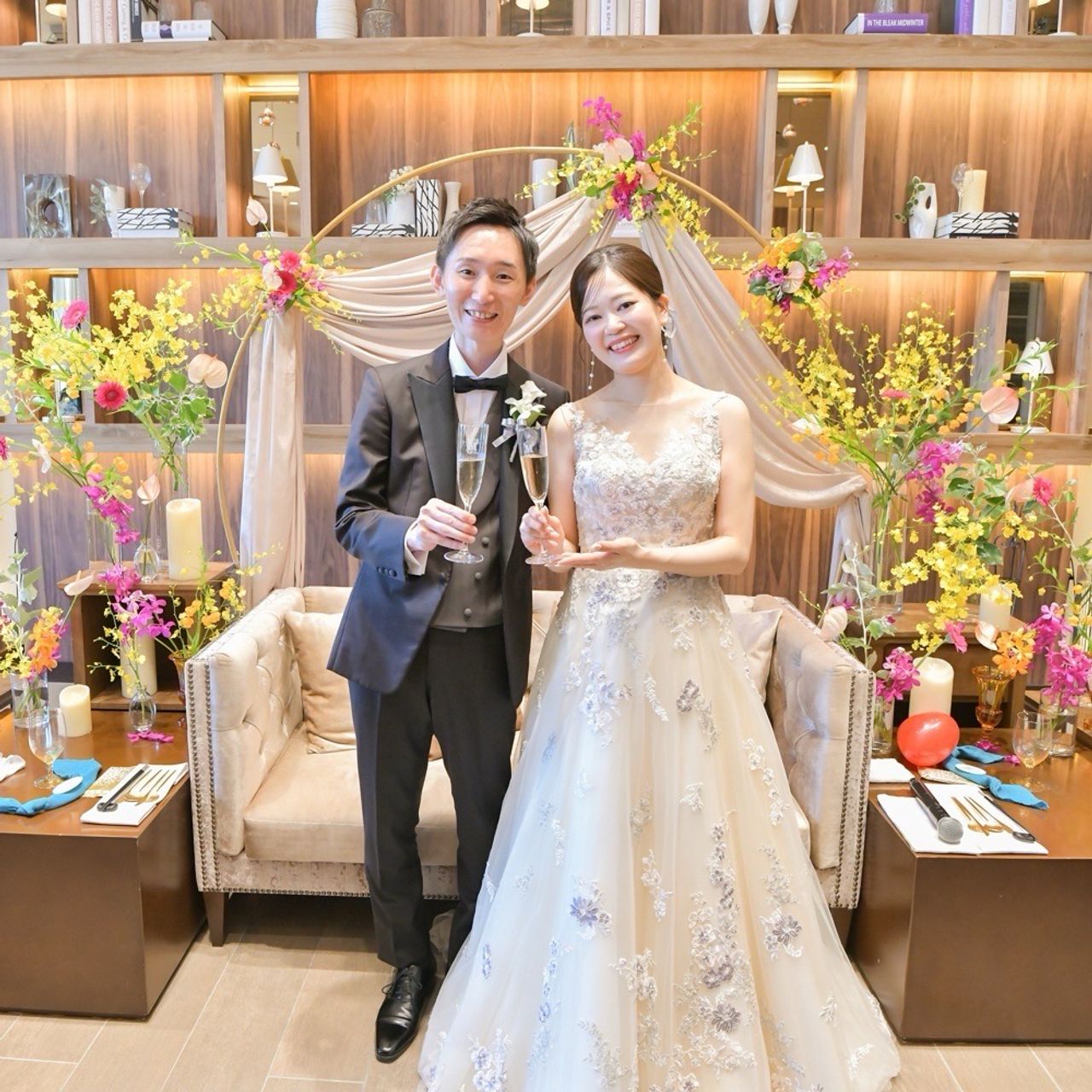 披露宴パーティのカバー写真