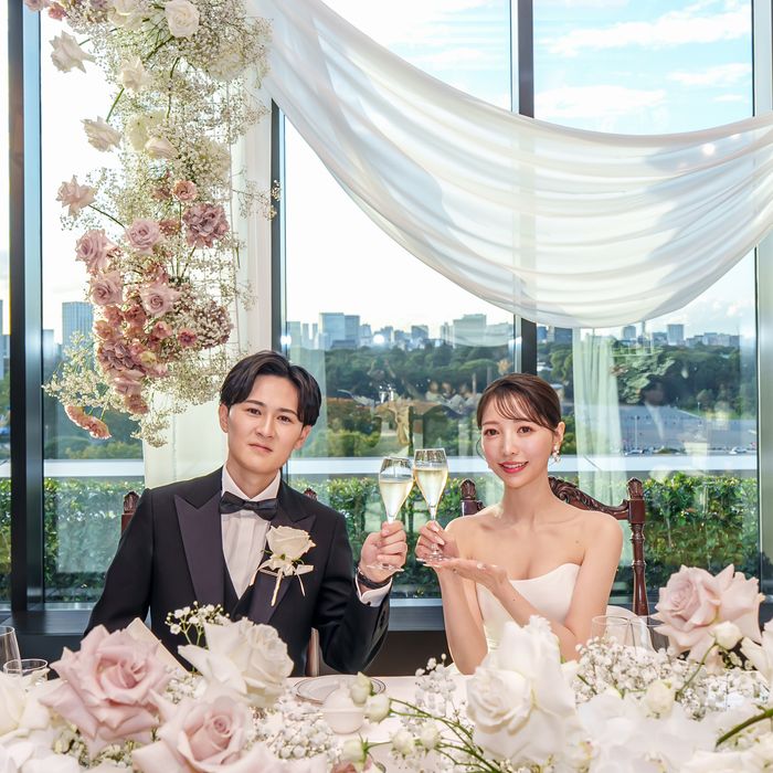 東京會舘で挙げたmmmmgram57さんの結婚披露宴・挙式カバー写真0枚目