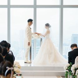 ラグナヴェール プレミア LAGUNAVEIL PREMIERで挙げたhin0114a_さんの結婚披露宴・挙式カバー写真1枚目