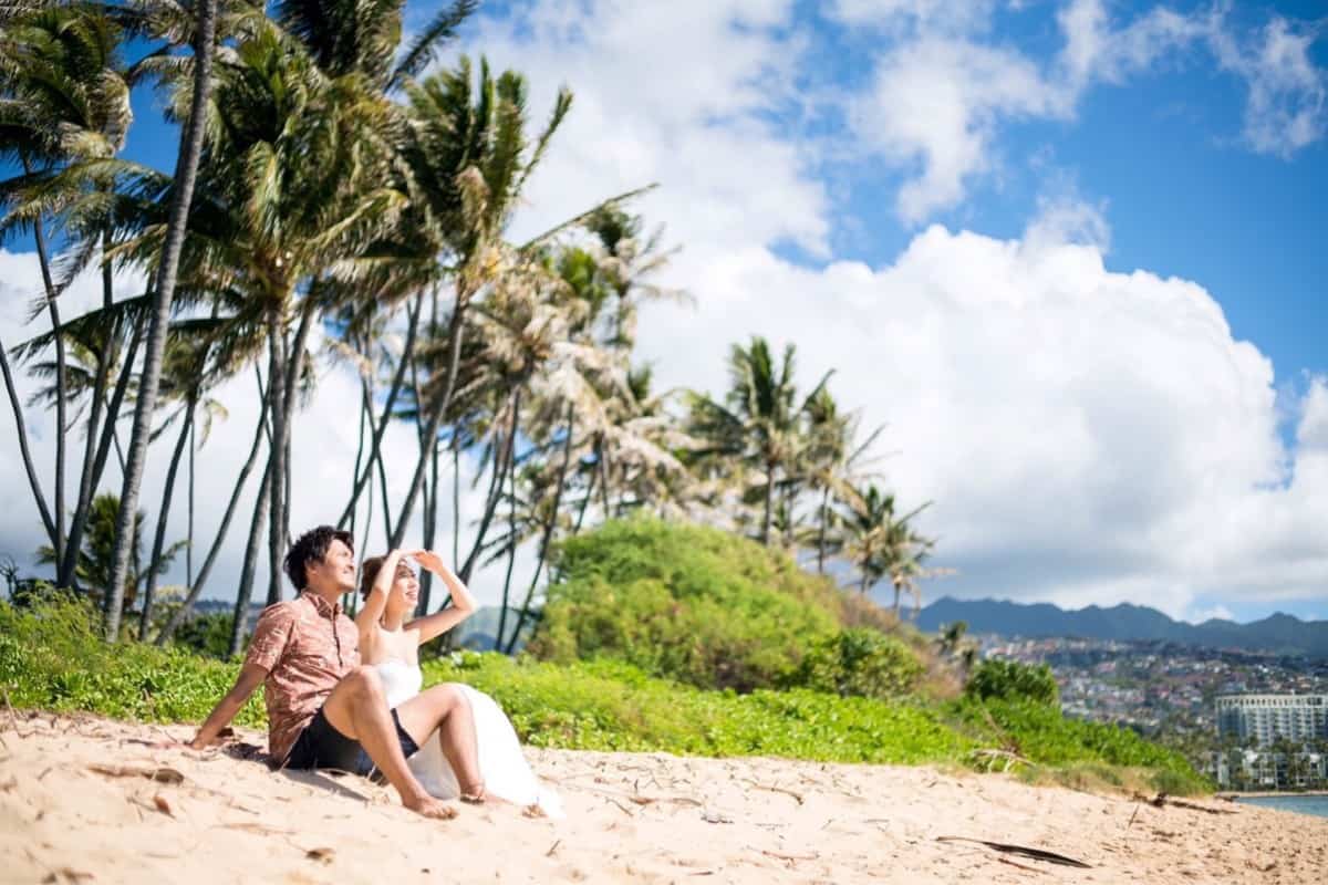 【ボーダー×夏×ビーチ】カジュアルさを取り入れたビーチウェディングを♡のカバー写真 0.6666666666666666