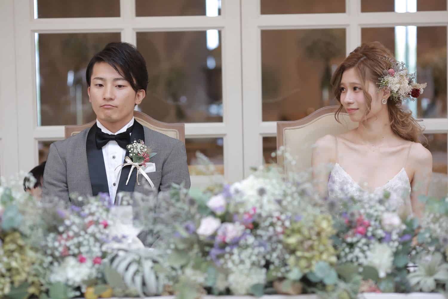 ドライフラワーとナチュラルアンティークなDIYが素敵♡【xoxweddingxoxさん】北野クラブSOLAのカバー写真 0.6666666666666666