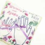 【このリングピローが素敵！】結婚式で使いたい、おしゃれデザインアイデアまとめ♡のアイキャッチ画像