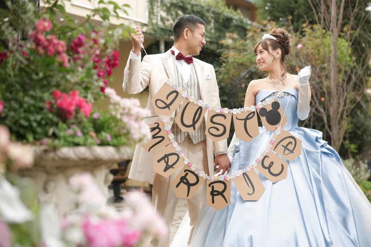 NEW 結婚式 ウェディングガーランド JUST♡MARRIED