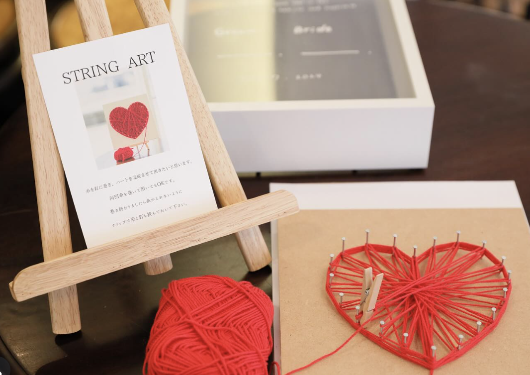 【制作承ります】結婚式用ストリングアート　即納可 制作承ります】結婚式用ストリングアート 即納可 制作承ります】結婚式用