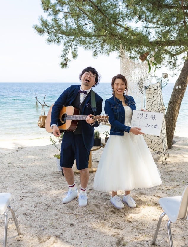 琵琶湖畔でオンライン結婚式！花嫁さんにインタビュー♡のカバー写真 1.3091482649842272