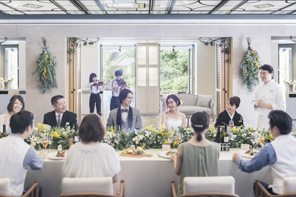 リストランテ カノビアーノ ホテル雅叙園東京 で結婚式 結婚式場探しはウェディングニュース