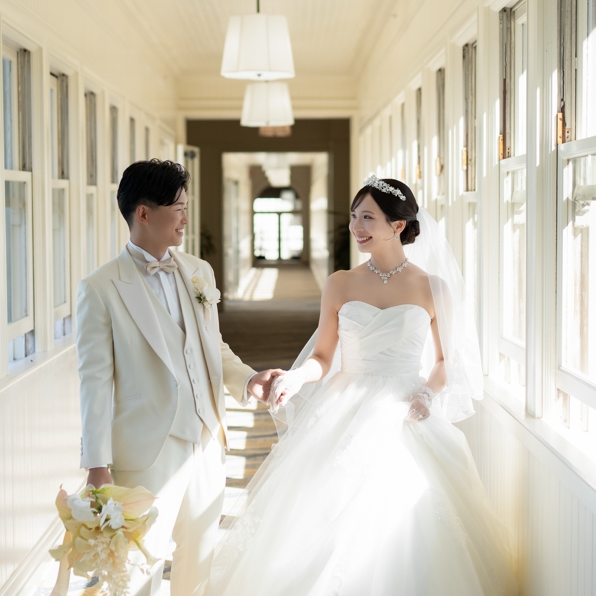 DIAMO  ディアモ クリスマス 美容 結婚式 パーティ ダイヤモンド 花嫁 MOMOさんの花嫁レポート|ウェディングニュースブライズ